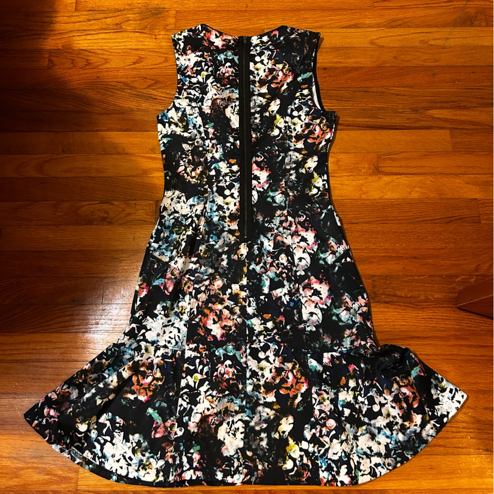 Floral tank scuba dress